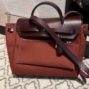 Hermes herbag 31 in Rouge H